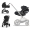 Коляска 3 в 1 Cybex Balios S Lux BLK 2025, Moon Black с дождевиком + Автокресло Cloud T цвет Sepia Black