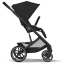 Коляска 3 в 1 Cybex Balios S Lux BLK 2025, Moon Black с дождевиком + Автокресло Cloud T цвет Sepia Black
