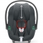 Коляска 3 в 1 Cybex Priam IV Chrome Brown и автокресло Aton B2 i-Size Steel Grey Peach Pink