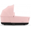 Коляска 3 в 1 Cybex Priam IV Chrome Brown и автокресло Aton B2 i-Size Steel Grey Peach Pink