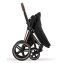 Коляска 3 в 1 Cybex Priam IV Rosegold и автокресло Aton B2 i-Size Sepia Black/Volcano Black