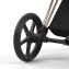 Коляска 3 в 1 Cybex Priam IV Rosegold и автокресло Aton B2 i-Size Sepia Black/Volcano Black