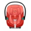 Коляска 3 в 1 Cybex Priam IV Rosegold и автокресло Aton S2 i-Size с базой Base One Mirage Grey/Hibiscus Red