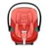 Коляска 3 в 1 Cybex Priam IV Rosegold и автокресло Aton S2 i-Size с базой Base One Mirage Grey/Hibiscus Red