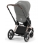 Коляска 3 в 1 Cybex Priam IV Rosegold и автокресло Aton S2 i-Size с базой Base One Mirage Grey/Hibiscus Red