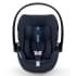 Коляска 3 в 1 Cybex Priam IV Rosegold и автокресло Cloud G i-Size Ocean Blue Plus Leaf Green
