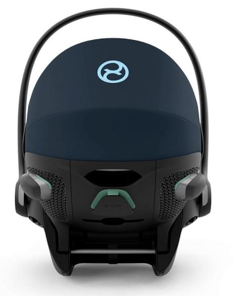 Коляска 3 в 1 Cybex Priam IV Rosegold и автокресло Cloud G i-Size Ocean Blue Plus Leaf Green