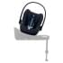 Коляска 3 в 1 Cybex Priam IV Rosegold и автокресло Cloud G i-Size Ocean Blue Plus Leaf Green
