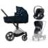 Коляска 3 в 1 Cybex Priam IV и автокресло Cloud T i-Size Jewels of Nature/Rosegold