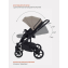 Коляска 3 в 1 Mowbaby Opus Latte beige