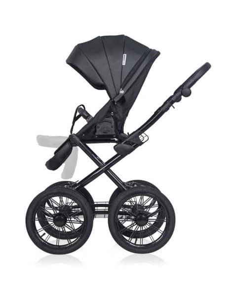 Коляска 3 в 1 Riko Basic Montana X Ecco Prestige, 12 Black (черный)