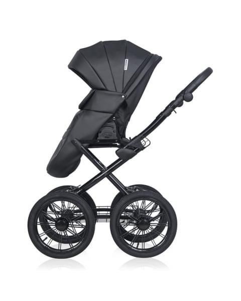 Коляска 3 в 1 Riko Basic Montana X Ecco Prestige, 12 Black (черный)