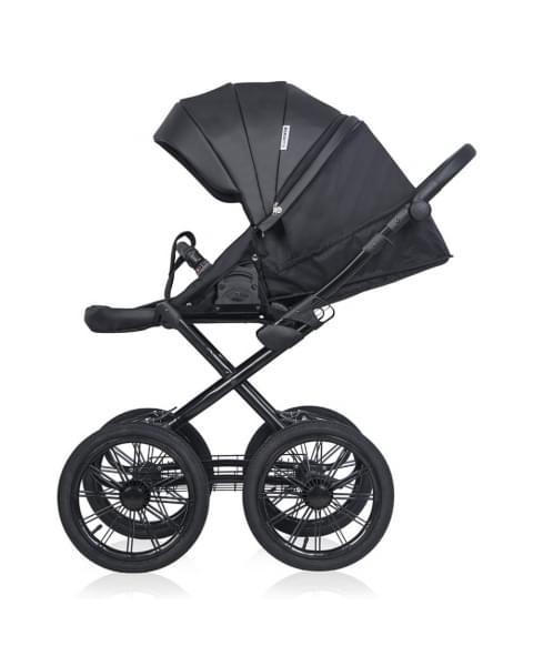 Коляска 3 в 1 Riko Basic Montana X Ecco Prestige, 12 Black (черный)