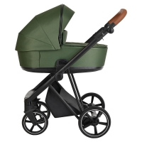 Коляска 3 в 1 Roan Sol, Boho Green (Темно-зеленый)
