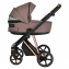 Коляска 3 в 1 Roan Sol Luxury, Cocoa шасси Rose Gold (Коричневый)
