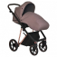 Коляска 3 в 1 Roan Sol Luxury, Cocoa шасси Rose Gold (Коричневый)
