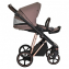 Коляска 3 в 1 Roan Sol Luxury, Cocoa шасси Rose Gold (Коричневый)