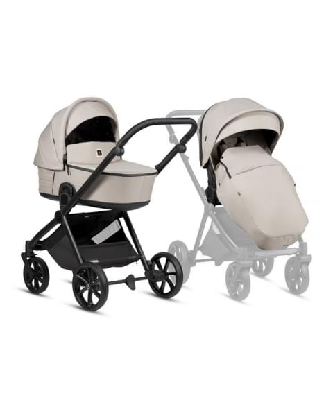Коляска 3 в 1 Tutis Mio 3+ NEW Essential, Moon Rock (611)