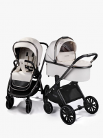 Коляска 3в1 AmaroBaby Motus Premium Ecco Молочный