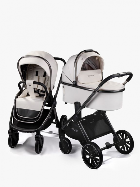 Коляска 3в1 AmaroBaby Motus Premium Ecco Молочный