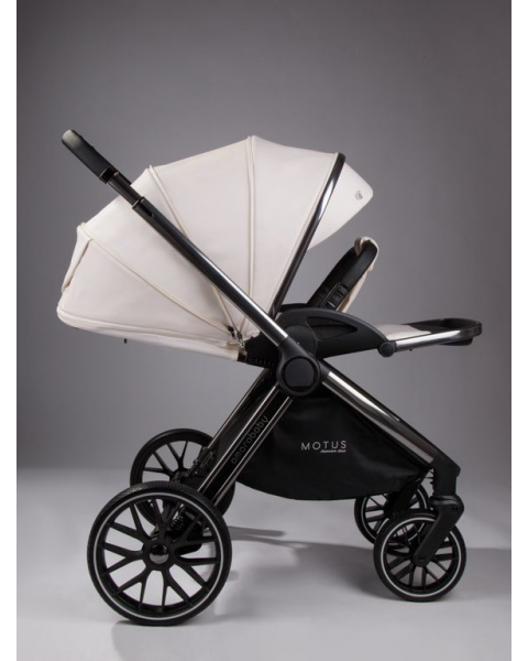 Коляска 3в1 AmaroBaby Motus Premium Ecco Молочный