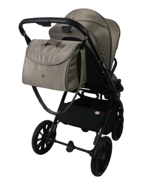 Коляска 3в1 Sweet Baby Verde Beige (Black Glossy)