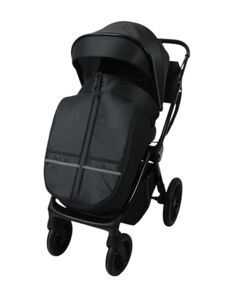 Коляска 3в1 Sweet Baby Verde Dark Grey (Black Glossy)