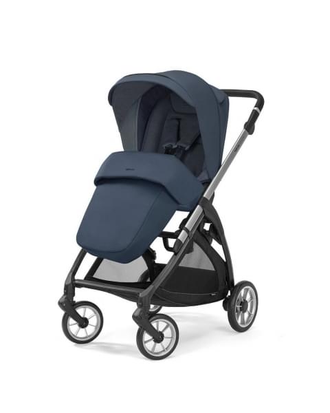 Коляска 4 в 1 Inglesina Electa New System Quattro + Автокресло Inglesina Darwin (0-13 кг), Hudson Blue (Синий)