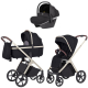 Коляска Carrello Vector CRL-6550 Nova Black Line 3 в 1 Pearl Black