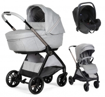 Коляска Chicco Bellagio 3 в 1 с автокреслом Kory Essential I-size Lunar Rock