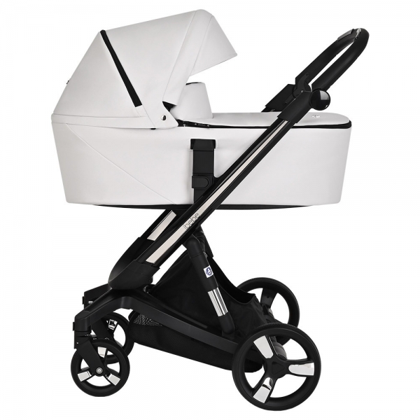 Коляска Ibebe I-Stop Leather 2 в 1 IS 31 White/Black