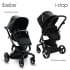 Коляска Ibebe I-Stop Leather 2 в 1 IS 31 White/Black