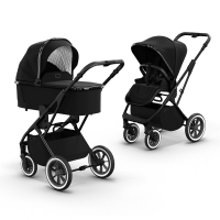 Коляска Moon Rocca 2 в 1 Edition Black Black (533) 2023