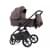 Коляска детская Peppy Monaco 2 в 1 Brownie (коричневый), рама черная