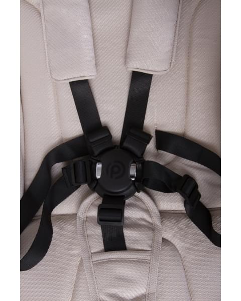 Коляска детская Peppy Monaco 2 в 1 GP Beige (бежевый), рама беж, шлифованный алюминий