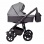 Коляска для двойни 2 в 1 Indigo Charlotte Sity Duo, Cs 04 (Черный + Темно-серый)