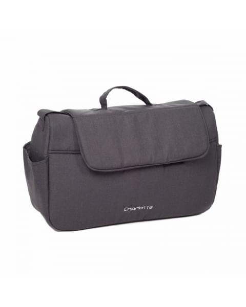 Коляска для двойни 2 в 1 Indigo Charlotte Sity Duo, Cs 04 (Черный + Темно-серый)