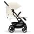 Коляска прогулочная Cybex Beezy (с дождевиком и бампером), Canvas White (Белый)