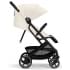 Коляска прогулочная Cybex Beezy (с дождевиком и бампером), Canvas White (Белый)