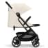Коляска прогулочная Cybex Beezy (с дождевиком и бампером), Canvas White (Белый)