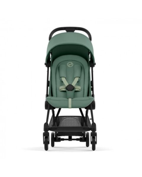 Коляска прогулочная Cybex Coya шасси Matt Black, Leaf Green (Зеленый)
