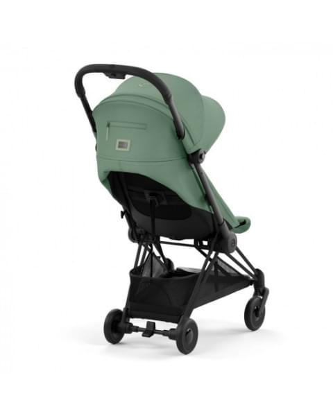 Коляска прогулочная Cybex Coya шасси Matt Black, Leaf Green (Зеленый)