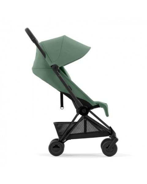 Коляска прогулочная Cybex Coya шасси Matt Black, Leaf Green (Зеленый)