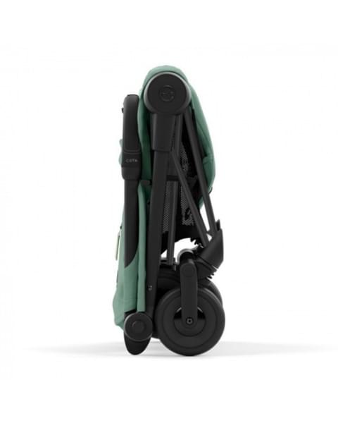 Коляска прогулочная Cybex Coya шасси Matt Black, Leaf Green (Зеленый)