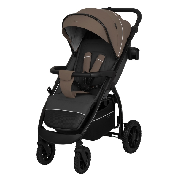 Коляска прогулочная Indigo EPICA SL тем. бежевый-серый