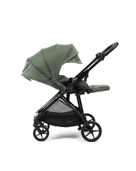 Коляска прогулочная Peppy Amici, Green / шасси Black