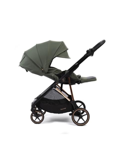 Коляска прогулочная Peppy Amici LX, Green / шасси Gold