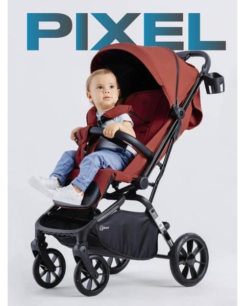 Коляска прогулочная Rant Pixel Maroon Brown