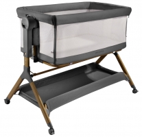 Колыбель Amarobaby Care механическая темно-серый