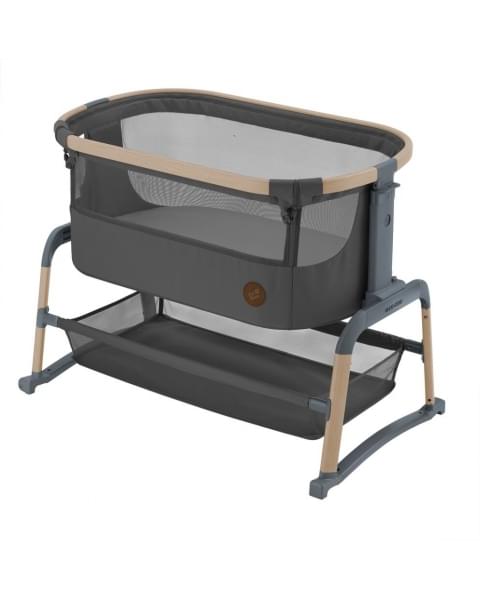Колыбель Maxi-Cosi Iora Air Beyond (c колесами), Graphite Eco (Графитовый)